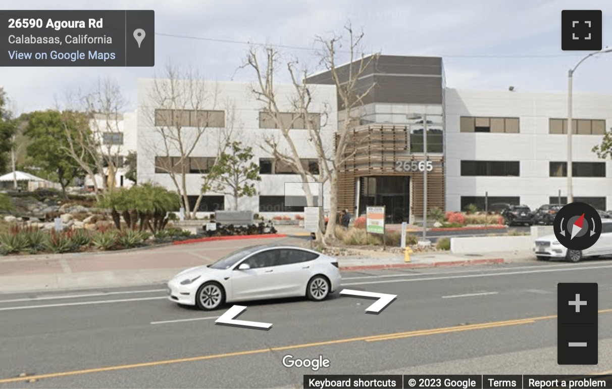 Street View image of (CCC) Corporate Center Calabasas, 26565 West Agoura Road, Suite 200