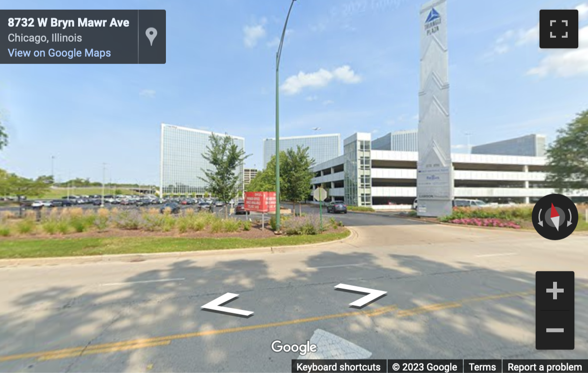 Street View image of 8770 West Bryn Mawr Avenue, Suite 1300, O’Hare International, Chicago