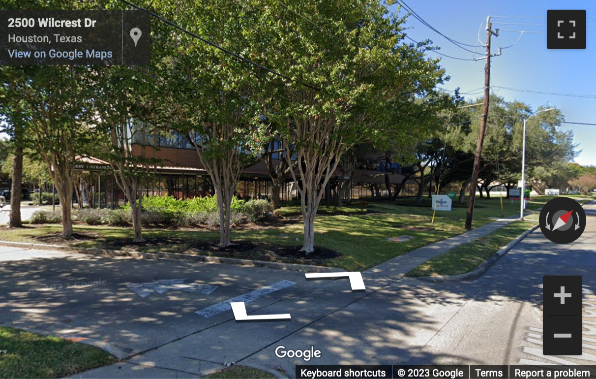 Street View image of 2500 Wilcrest, Suite 300, The Wilcrest Business Center, Houston, Texas, USA