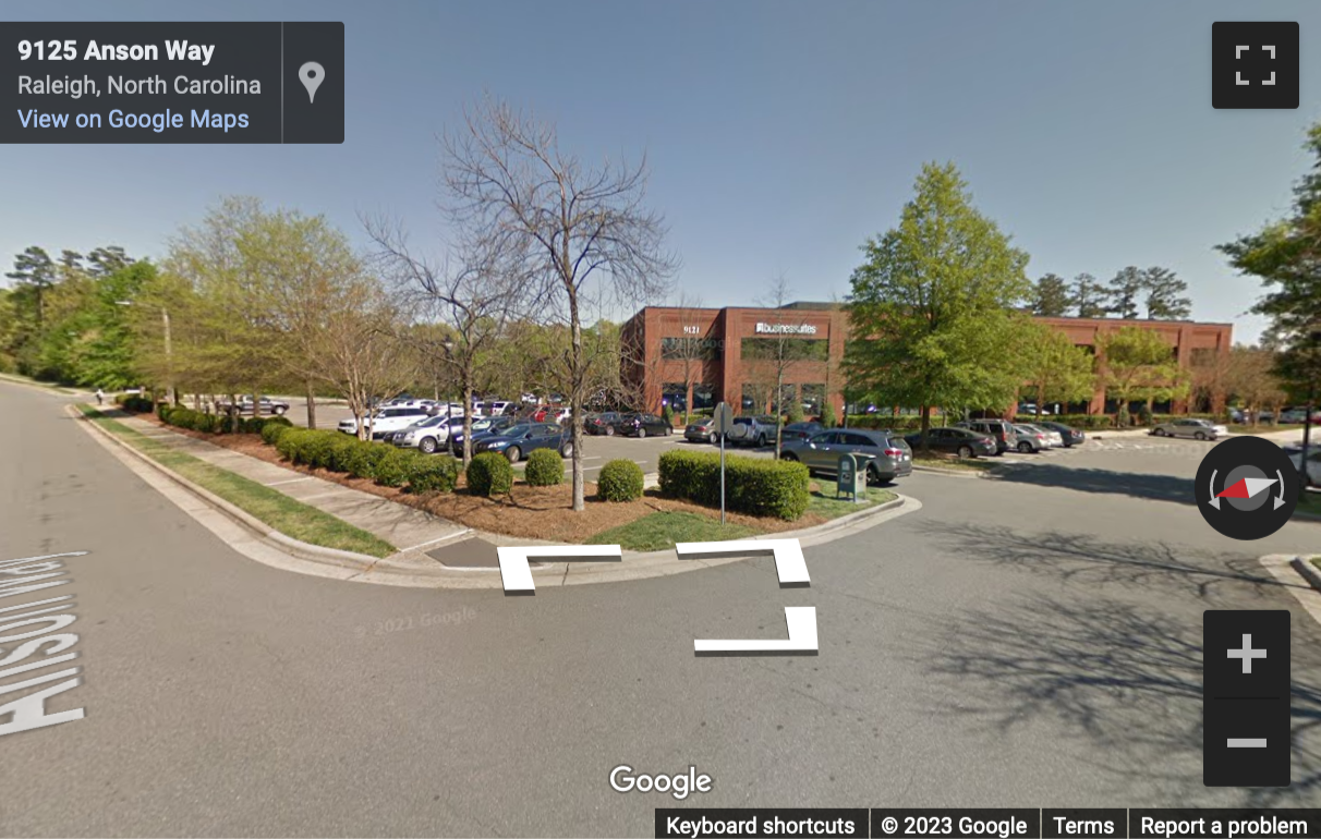 Street View image of 9121 Anson Way, Suite 200, Raleigh, North Carolina, USA