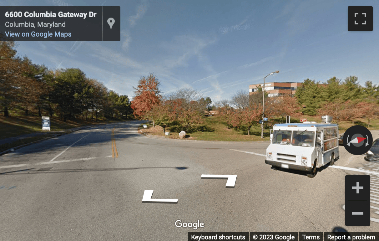 Street View image of 6700 Alexander Bell Drive, Suite 200, Gateway, Columbia (Maryland), Maryland, USA