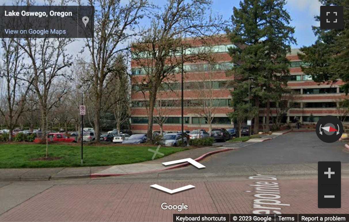 Street View image of 5 Centerpointe Drive, Suite 400, Centerpointe Office Park, Lake Oswego, Oregon, USA