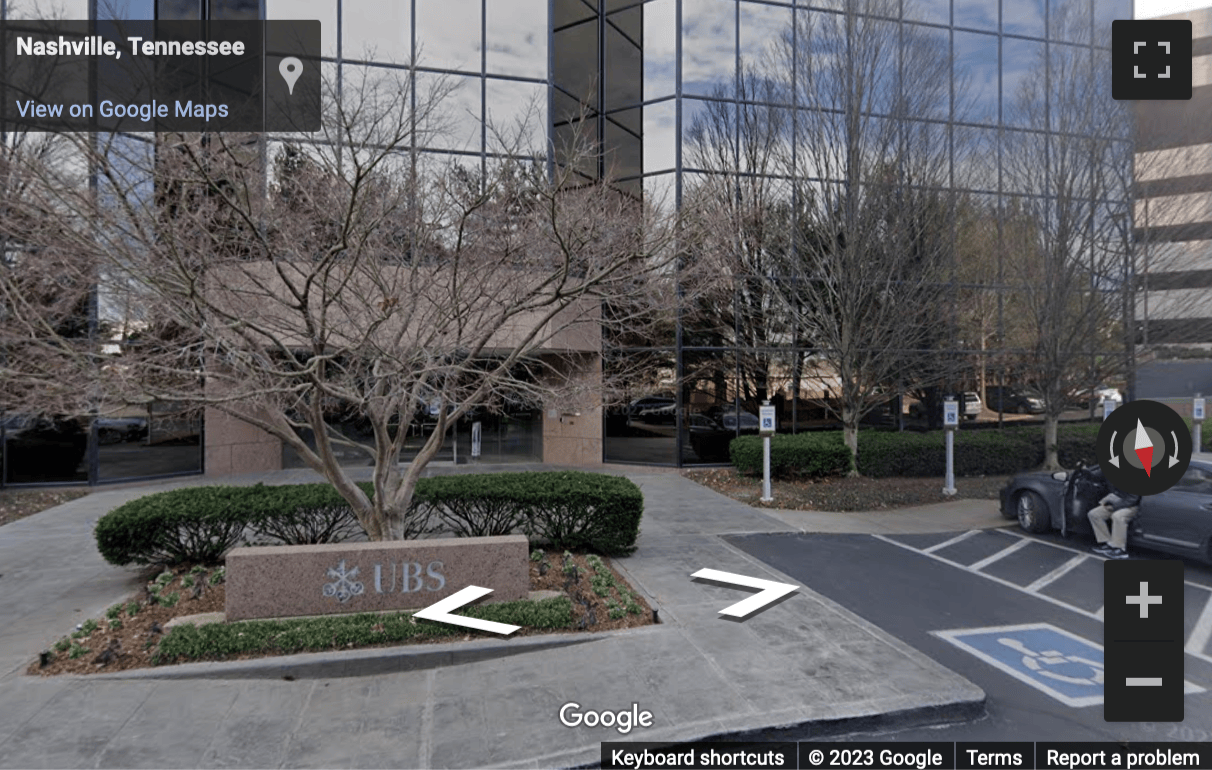 Street View image of 3102 West End Avenue, Suite 400, American Centre, Nashville, Tennessee, USA