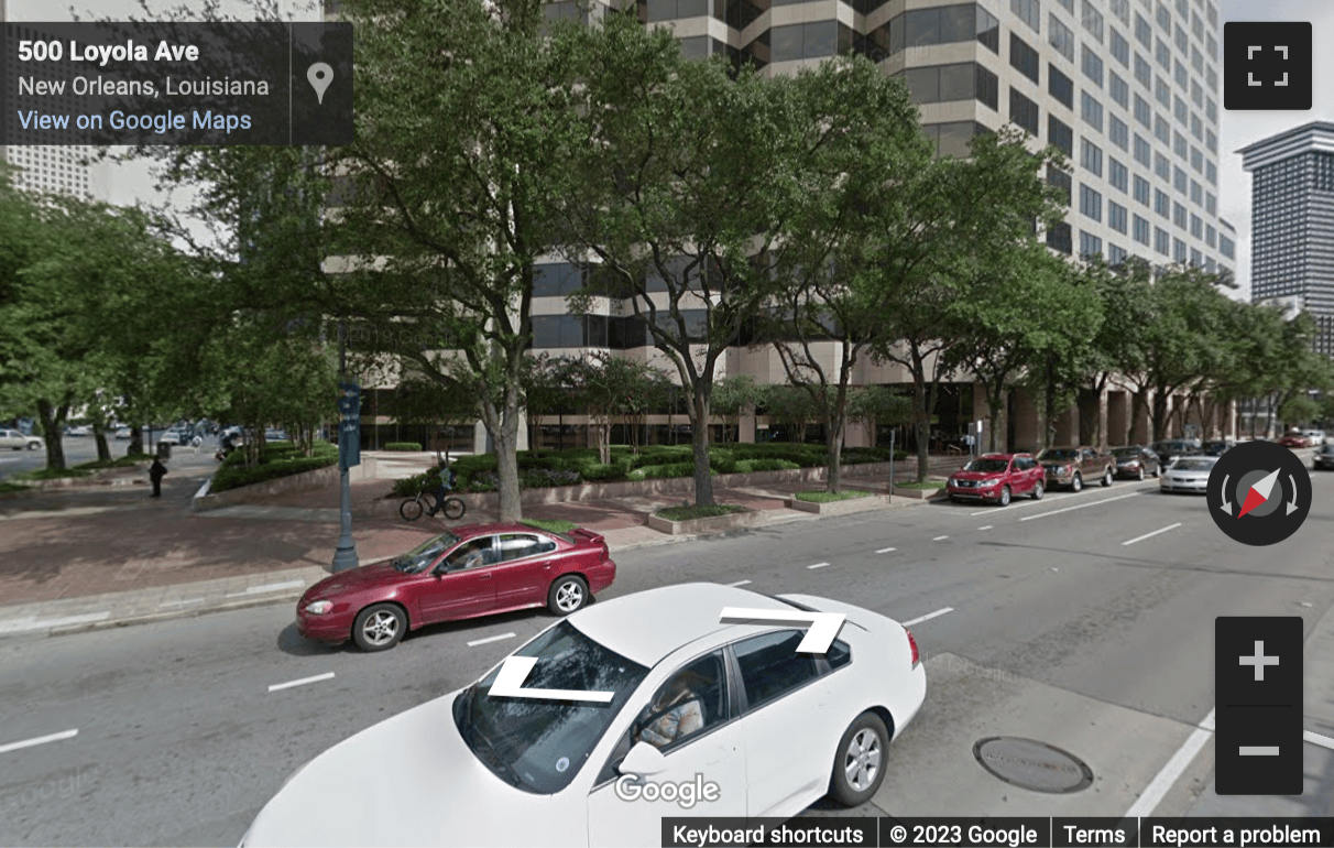 Street View image of 1100 Poydras Street, Suite 2900, Energy Centre Building, New Orleans, Louisiana, USA