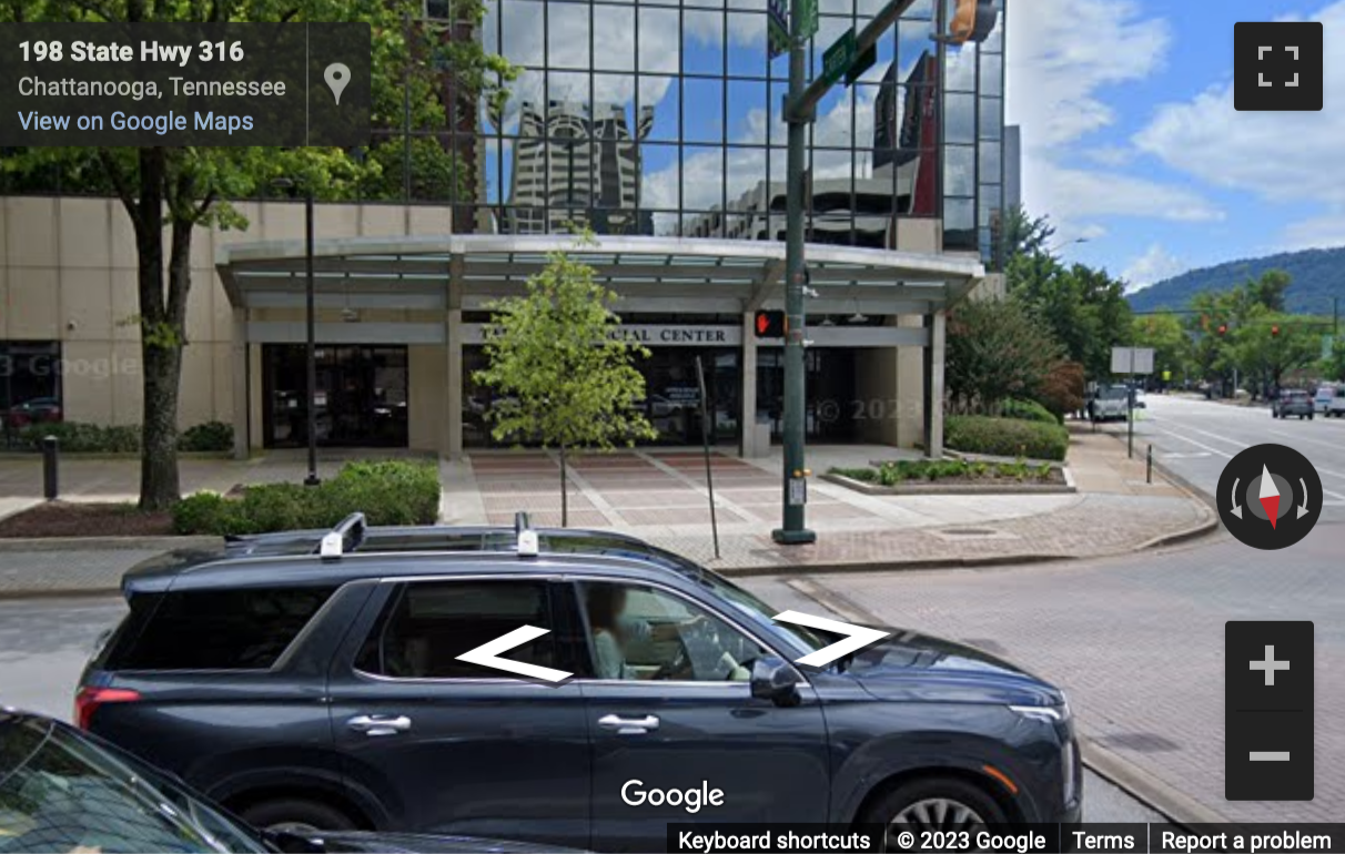 Street View image of 200 Martin Luther King Blvd, 10th Floor, Tallan Financial Business Centre, Chattanooga