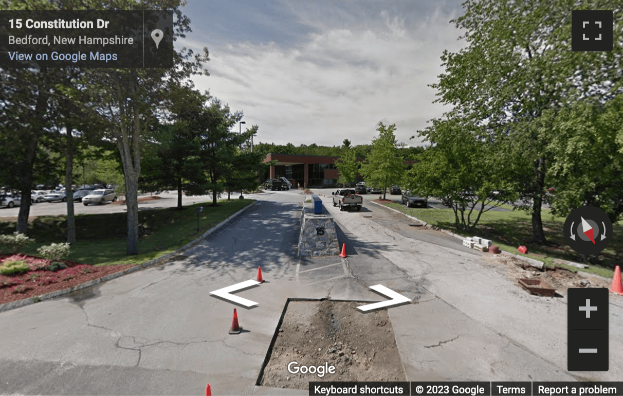 Street View image of 15 Constitution Drive, 1st FL, TBD, Independence Place, Bedford (Massachusetts), New Hampshire, USA