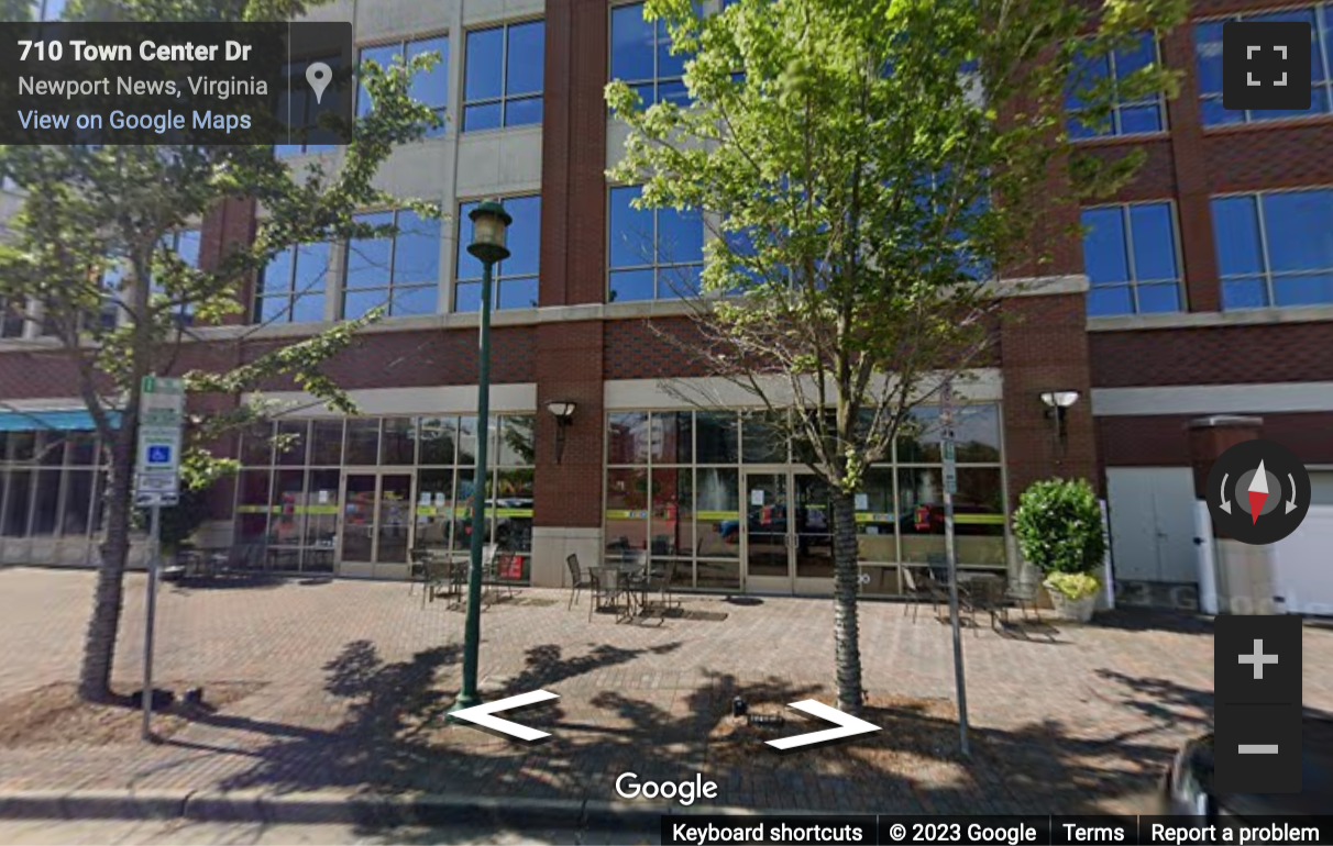 Street View image of 11815 Fountain Way, Suite 300, Oyster Point, Newport News, Virginia, USA