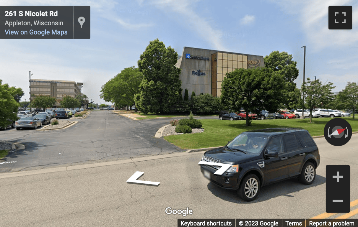 Street View image of 4321 West College Avenue, Suite 200, Fox River Mall, Appleton, Wisconsin, USA