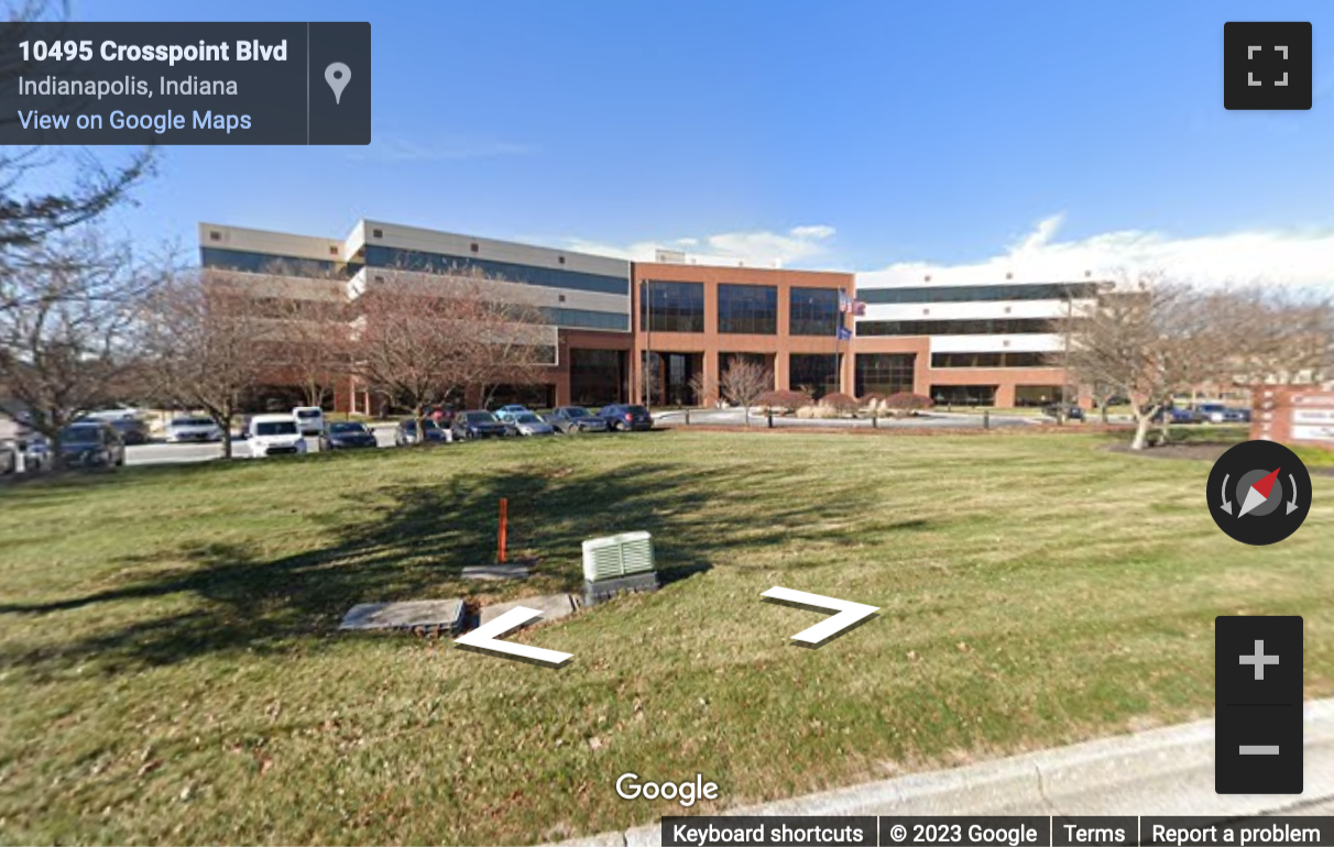 Street View image of 10475 Crosspoint Boulevard, Suite 250, Fishers Centre, Indianapolis, Indiana, USA