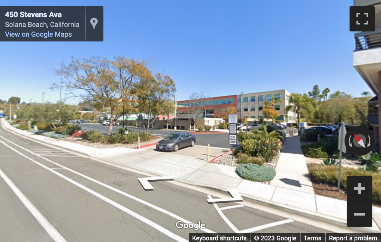 Street View image of 440 Stevens Avenue, 200/250/280, Solana Beach, California, USA