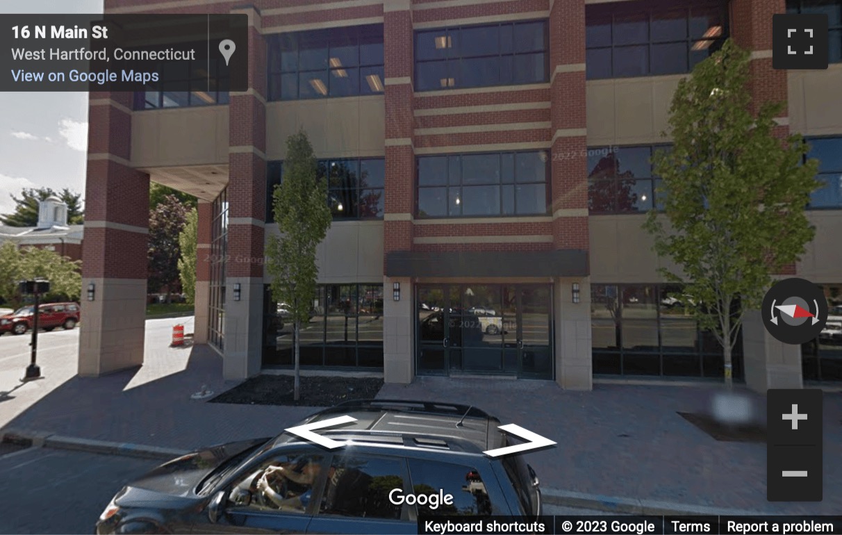 Street View image of 15 North Main Street, Suite 100, Main Street Business Centre, West Hartford