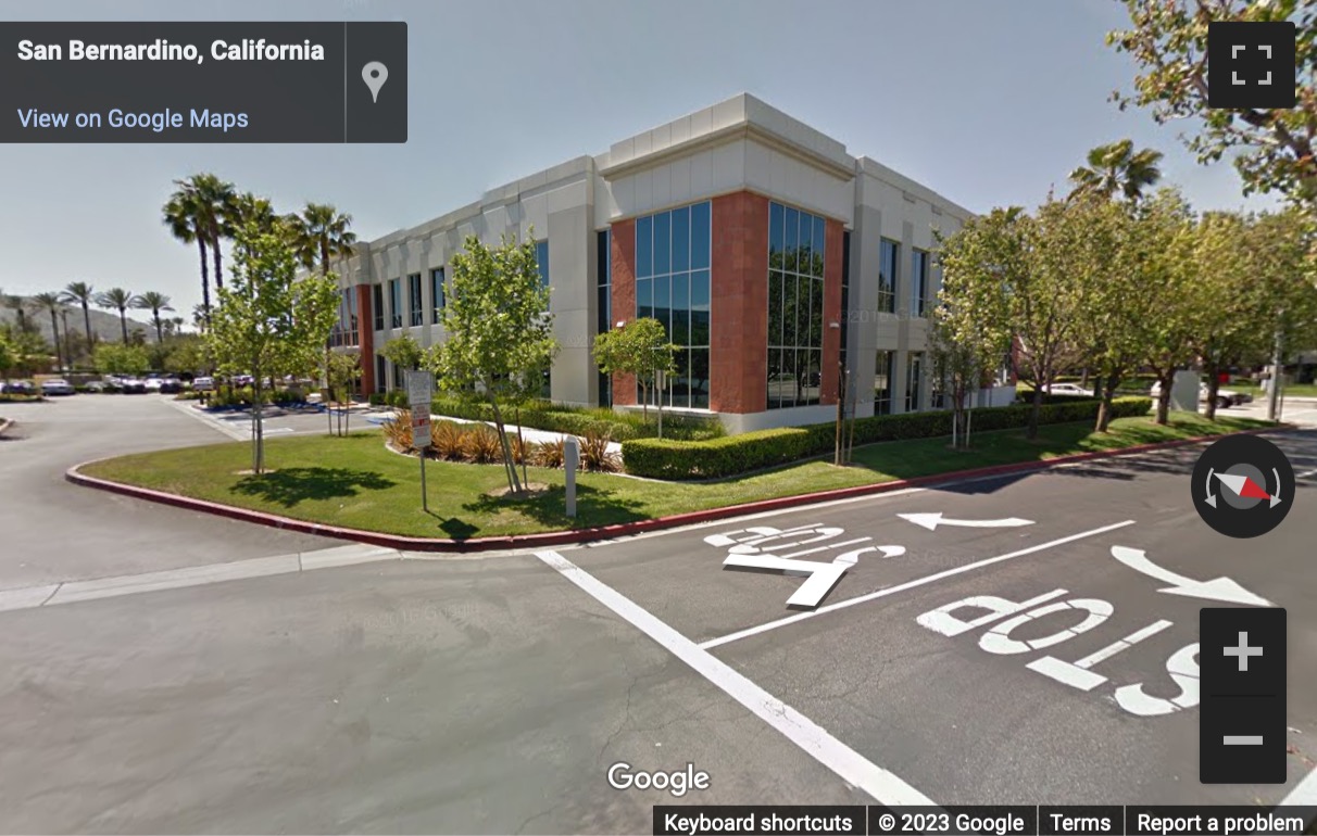 Street View image of Three Parkside, 473 East Carnegie Drive, Suite 200, San Bernardino, California, USA