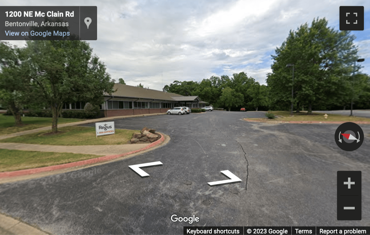 Street View image of 1202 North East McClain Road, Building 7, Beau Terre, Bentonville, Arkansas, USA