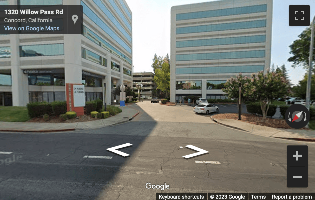 Street View image of 1320 Willow Pass Road, Suite 600, Concord (California), USA