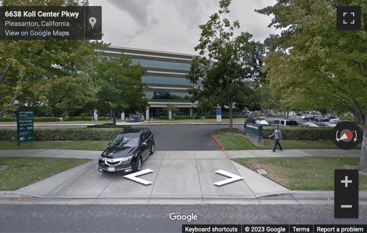 Street View image of Bernal Corporate Park, 6701 Koll Center Parkway, 2nd Floor, Suite 250, Pleasanton