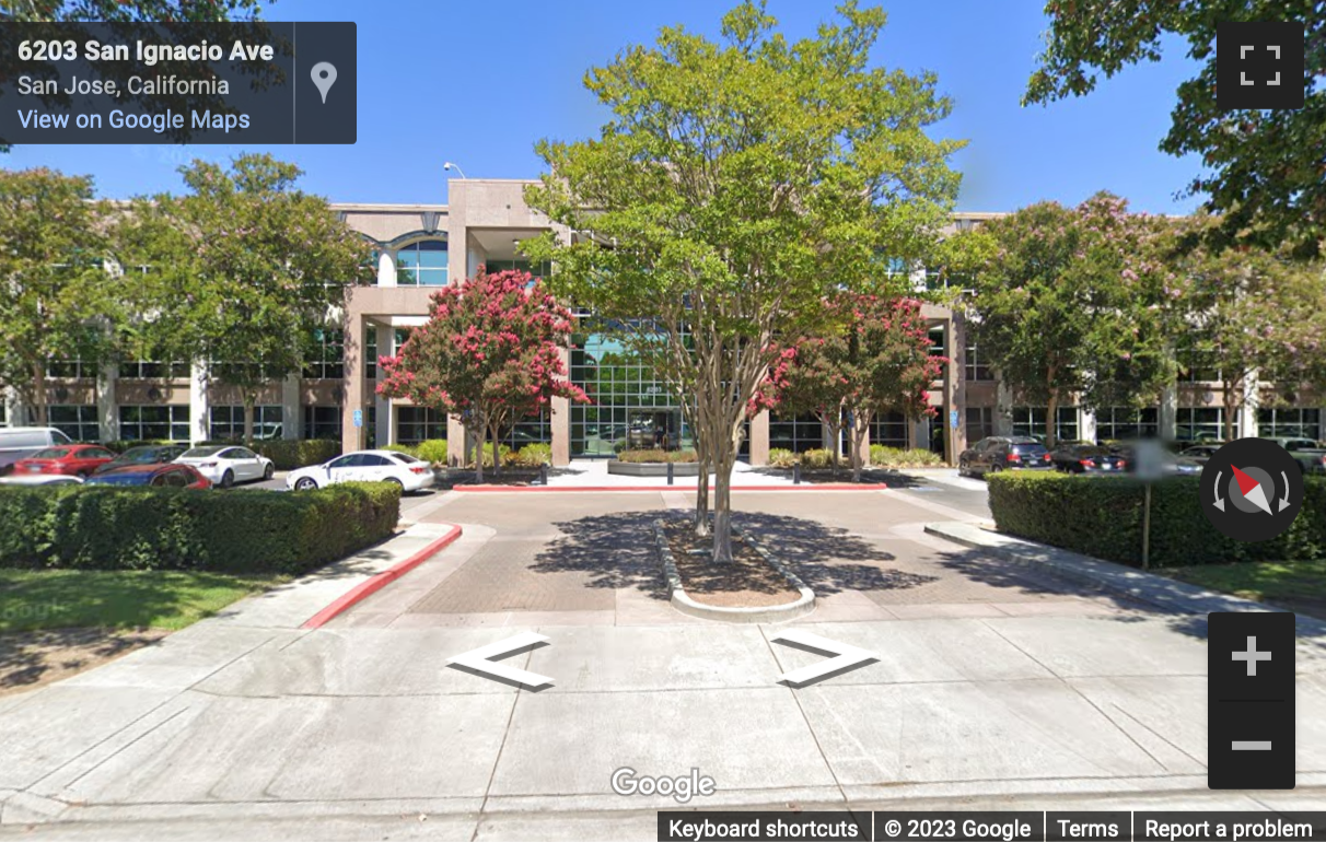 Street View image of 6203 San Ignacio Avenue, Suite 110, South San Jose, San Jose (California), California, USA
