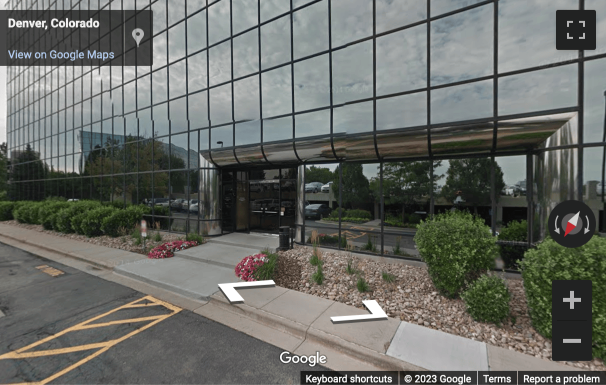 Street View image of 7535 East Hampden Avenue, Colorado, Denver, Tamarac Plaza II, Suite 400