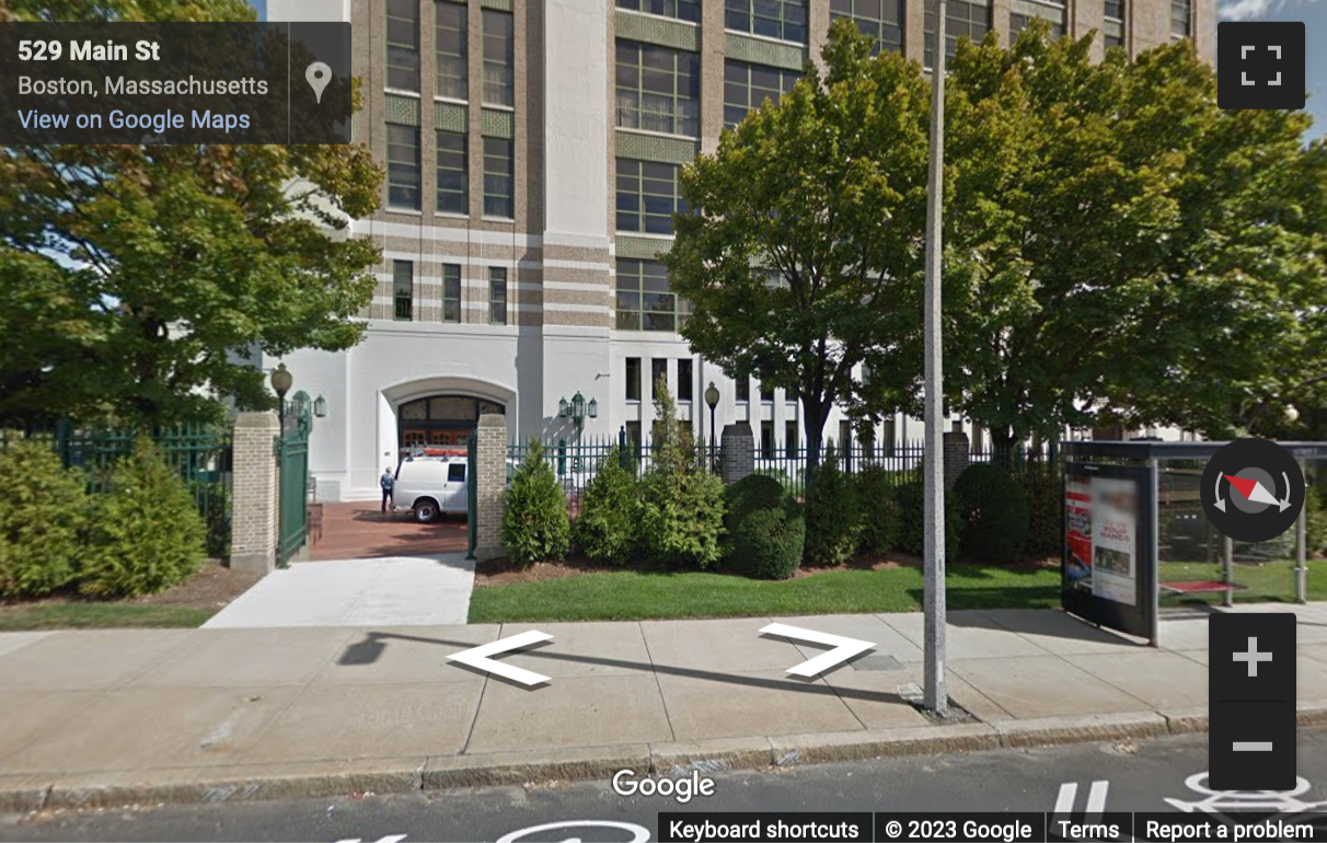 Street View image of 529 Main Street, Suite 200, The Schrafft’s Center Power House, Charlestown