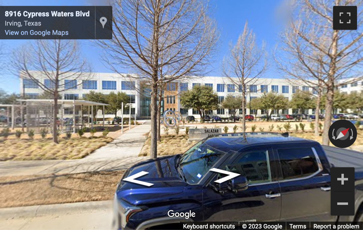 Street View image of Cypress Waters, 8951 Cypress Waters Blvd. , Suite 160, Dallas, Texas, USA