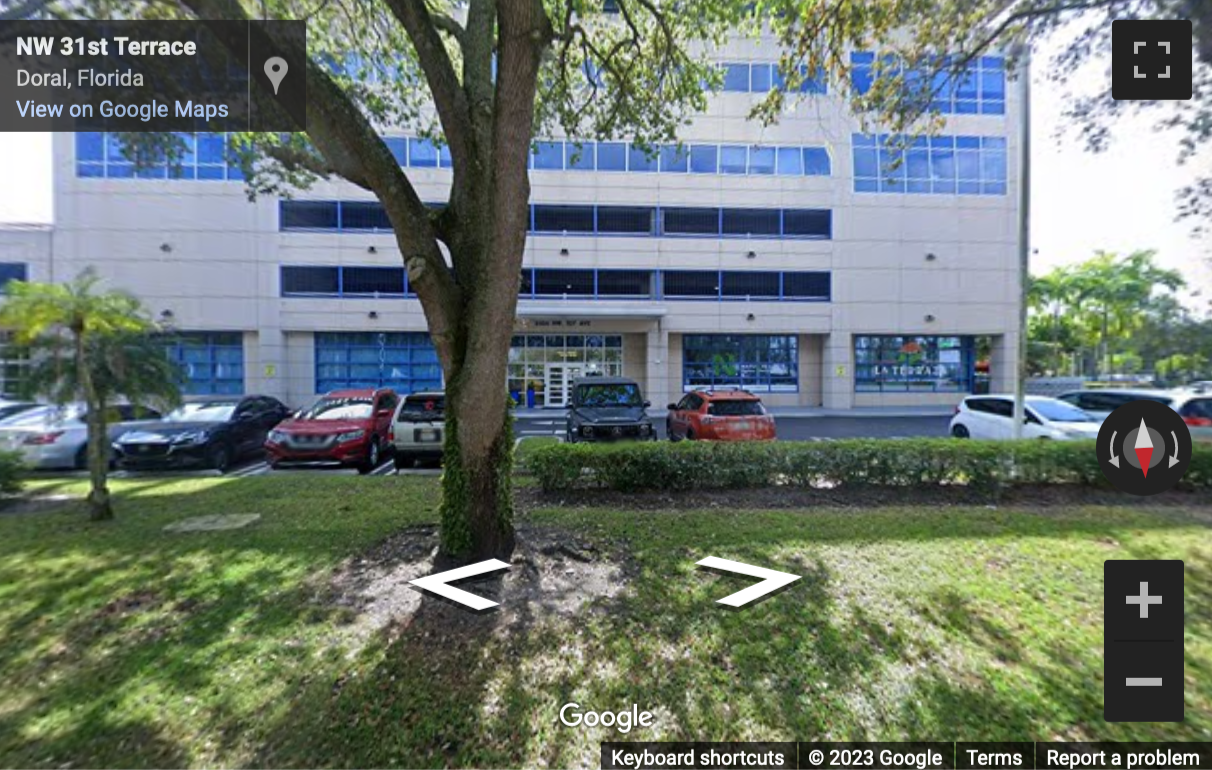 Street View image of 3105 NW 107th Avenue, Suite 400, Doral, Florida, USA
