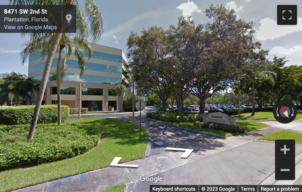 Street View image of 150 S. Pine Island Road, Suite 300, Plantation, Florida, USA