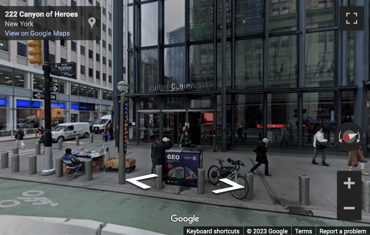 Street View image of Fulton Center, 2nd Floor, 200 Broadway, New York, New York State, USA