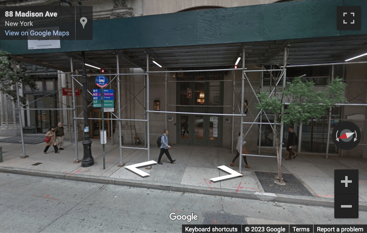 Street View image of 79 Madison Avenue, 1st floor, Nomad, New York, New York State, USA