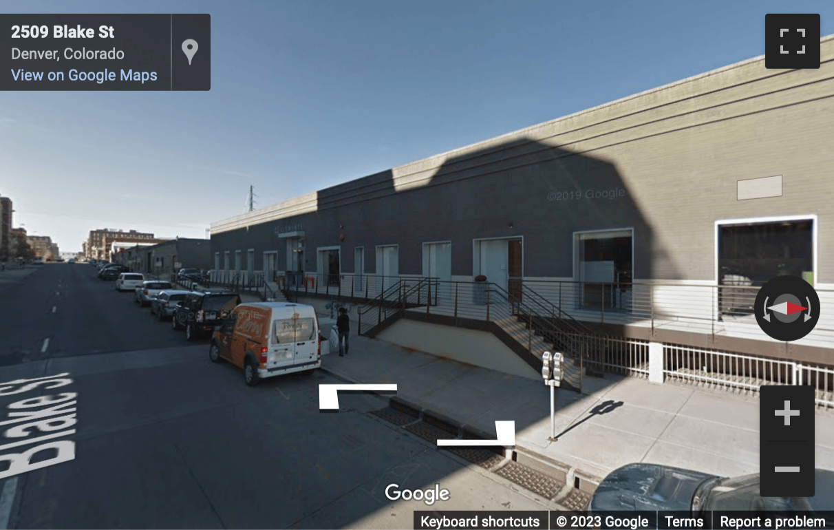 Street View image of 2301 Blake Street, Ballpark, SPACES Denver, Denver, Colorado, USA