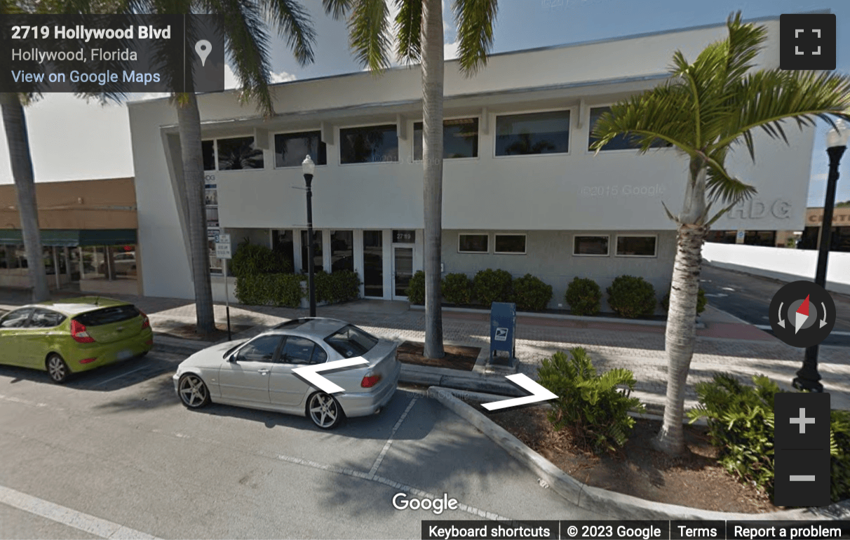 Street View image of 2719 Hollywood Blvd, Hollywood, Florida, USA