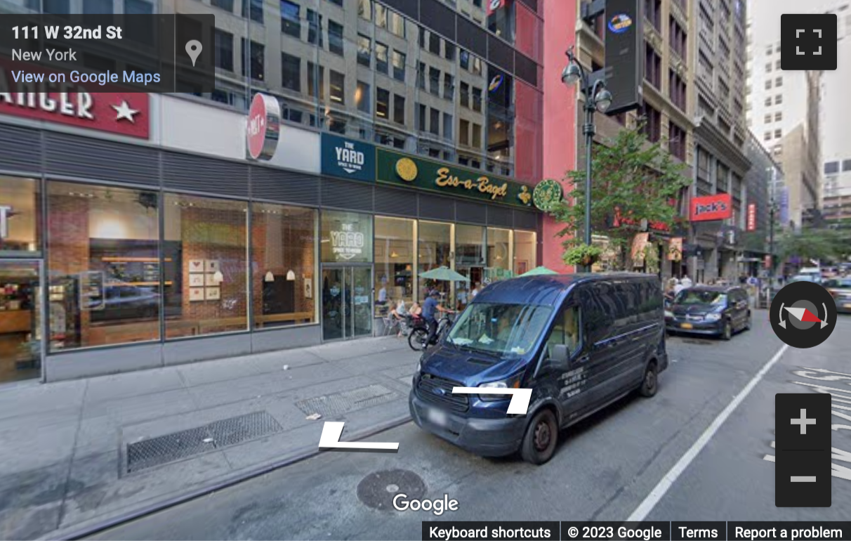 Street View image of 106 West 32nd Street, 2nd Floor, New York, NY, USA