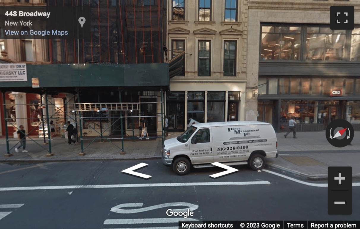 Street View image of 447 Broadway 2nd Floor, New York, New York State, USA