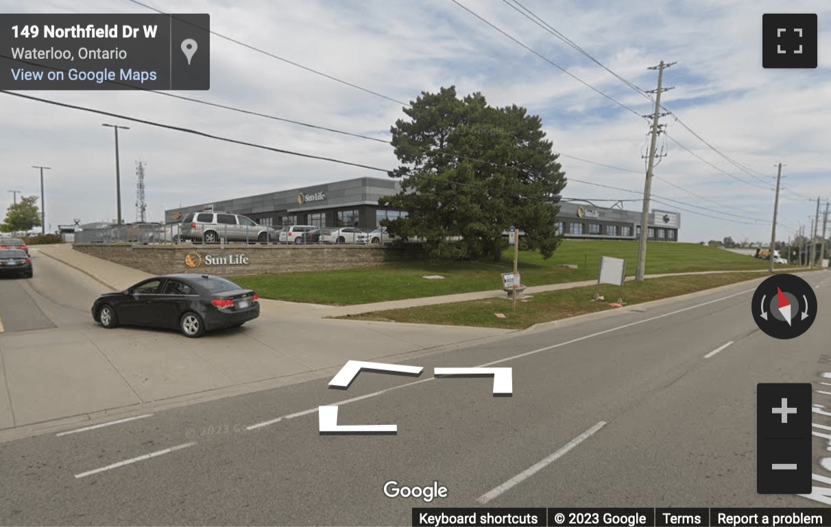 Street View image of 180 Northfield Drive West, Unit 4, 1st Floor, Waterloo Centre