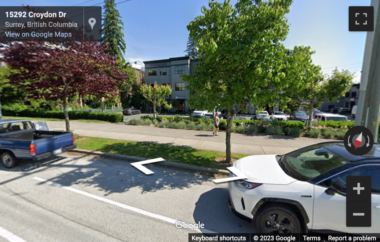 Street View image of 15300 Croydon Drive, Suite 300, South Surrey, Surrey, British Columbia, Canada