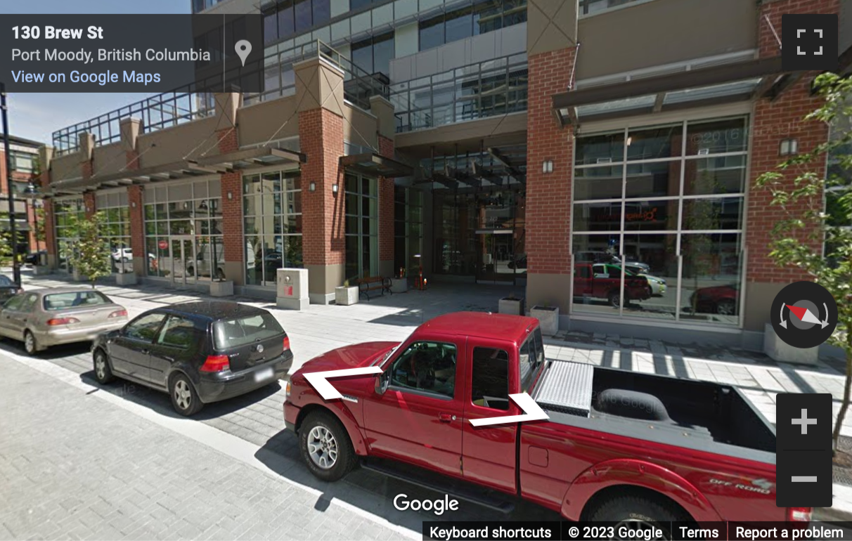 Street View image of 220 Brew Street, Suite 301, Port Moody, British Columbia, Canada