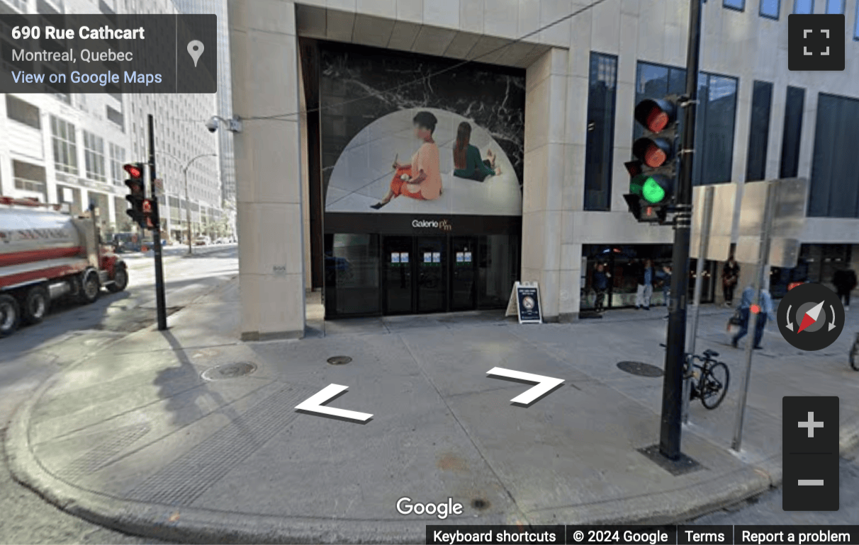 Street View image of 3 Place Ville Marie, Suite 400, Montreal, Quebec, Canada