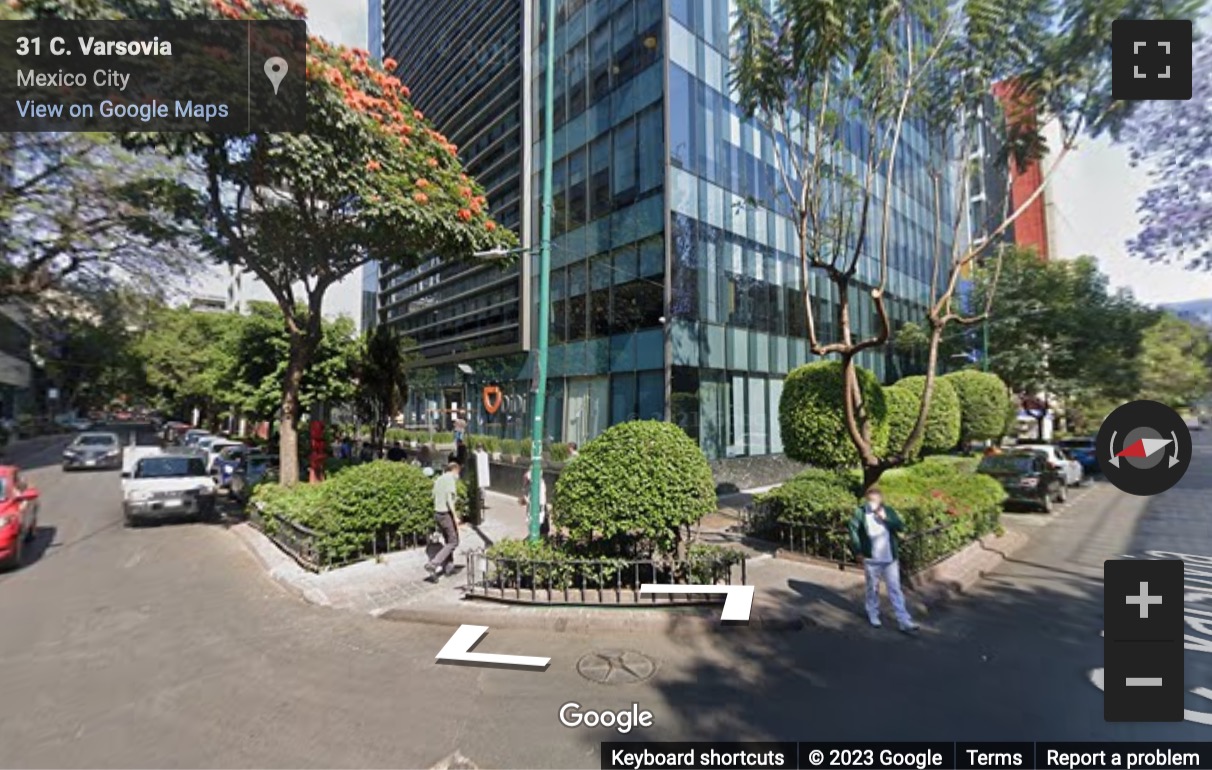 Street View image of Varsovia 36 Col, Mexico City