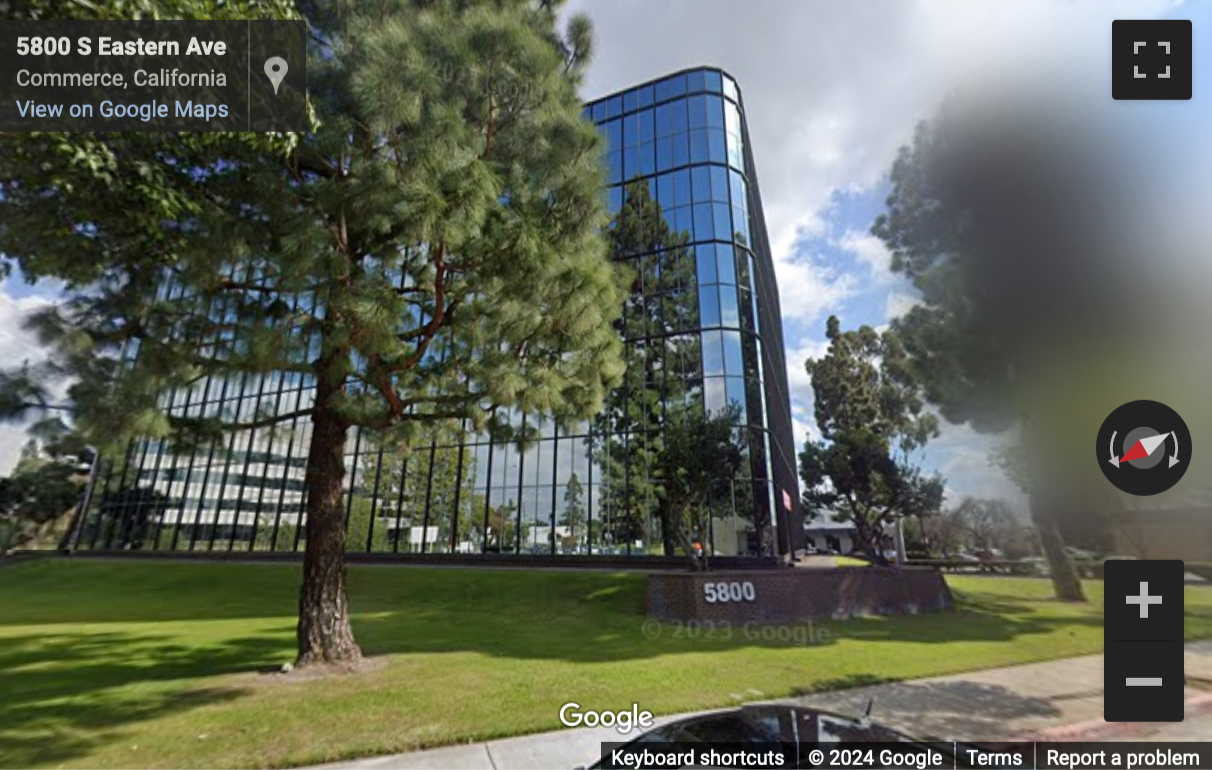 Street View image of 5800 S. Eastern Ave. , Suite 500, Commerce Corporate Center, Commerce, California