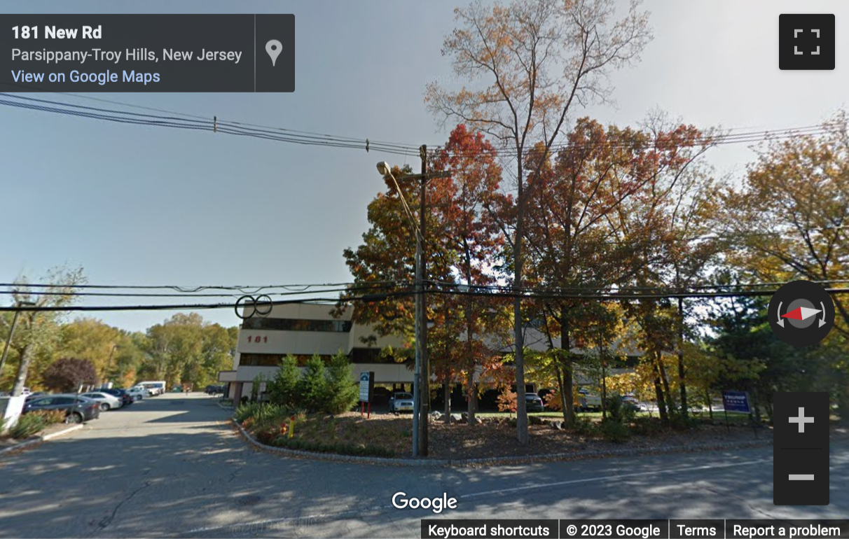 Street View image of 181 New Road, Suite 304, Parsippany, New Jersey