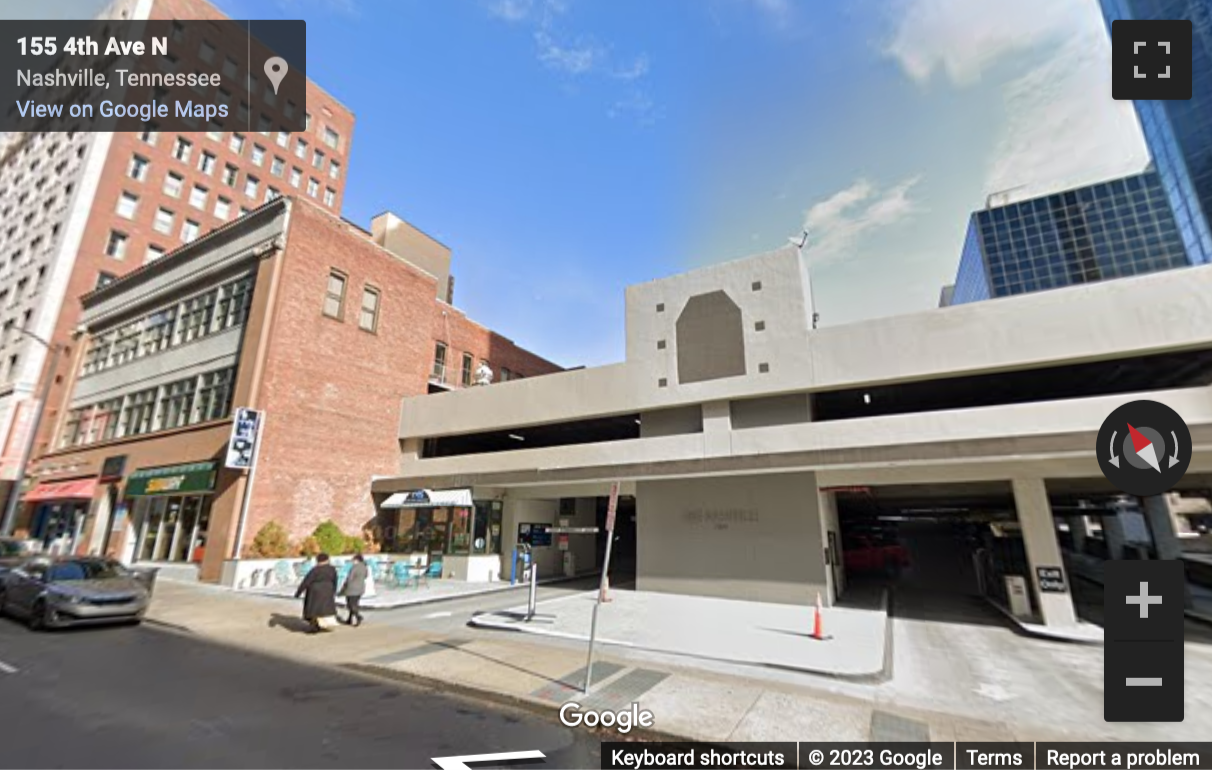 Street View image of One Nashville Place, 150 4th Ave N, Nashville, Tennessee