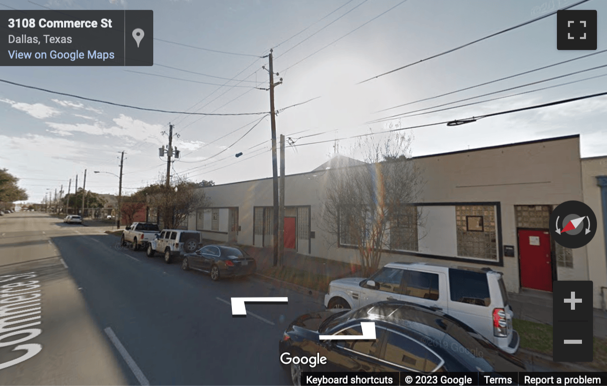 Street View image of 3106 Commerce Street, Dallas, Texas