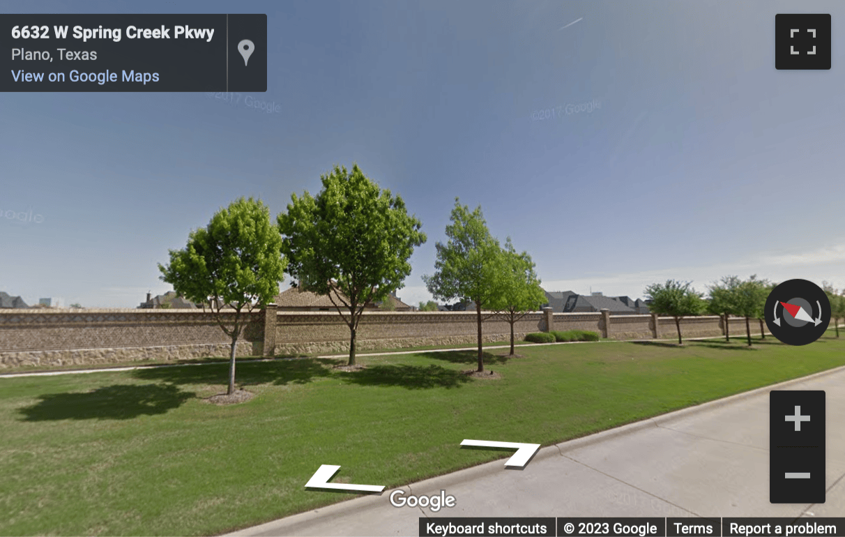 Street View image of 6010 W Spring Creek Parkway, Plano, Texas