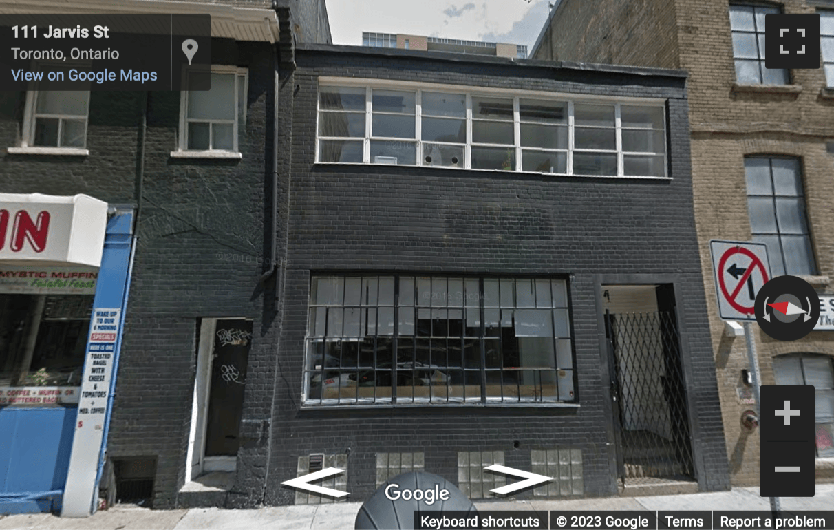 Street View image of 111 Jarvis Street, Toronto, Ontario