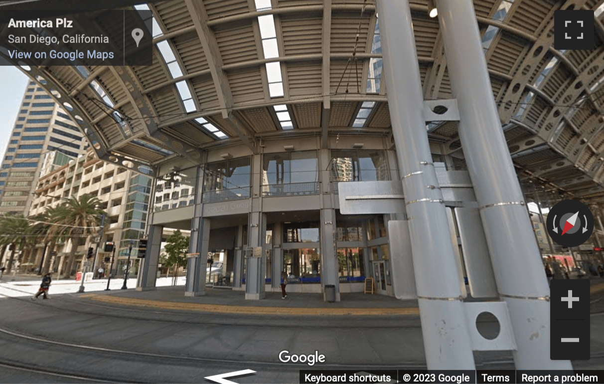 Street View image of 600 West Broadway, Suite 700, San Diego, California