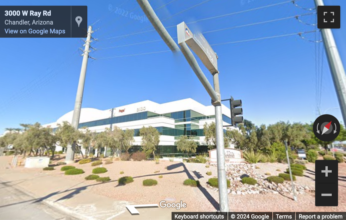 Street View image of 3100 West Ray Road, Suite 201, San Tan Corporate Center II, Chandler, Arizona, Chandler (Arizona)