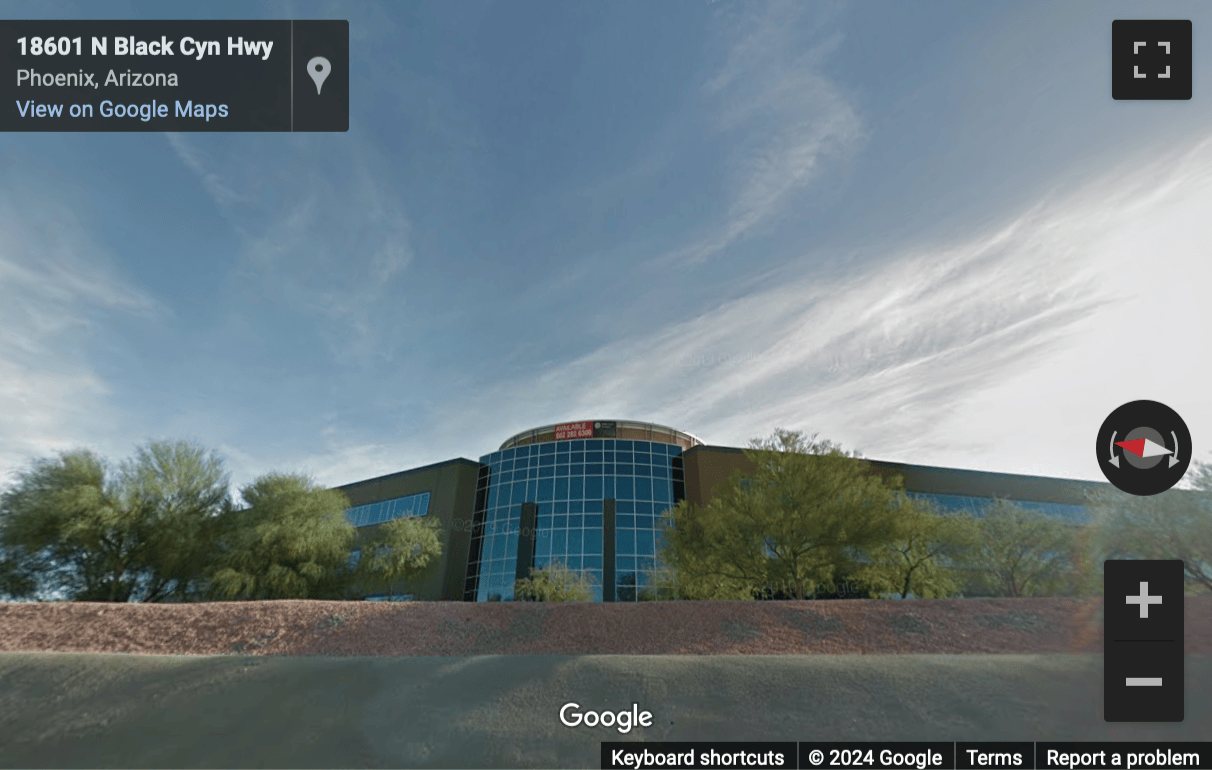 Street View image of 2550 West Union Hills Drive, Suite 350, Deer Valley, Union Hills Office Plaza, Phoenix