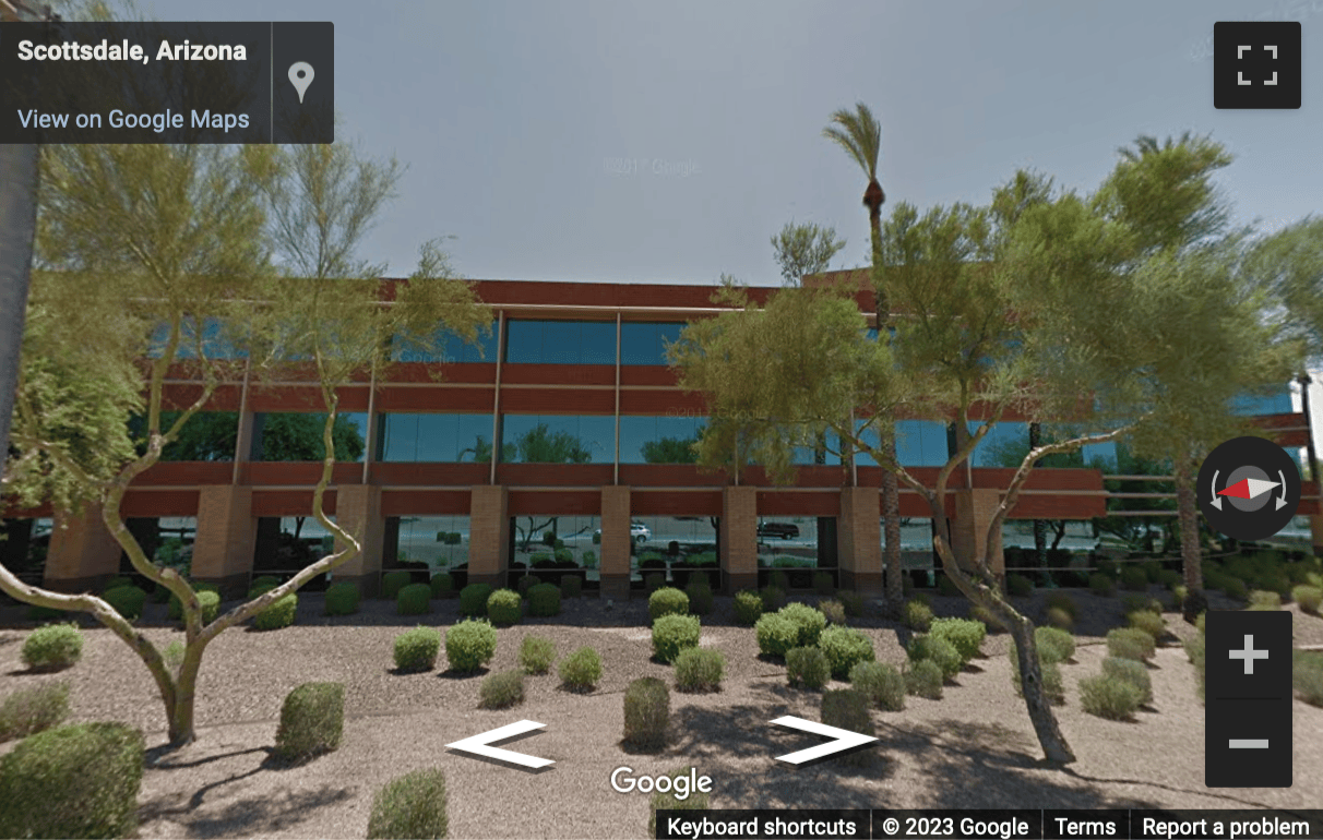 Street View image of 15333 North Pima Road, Suite 305, Raintree Corporate Center, Scottsdale