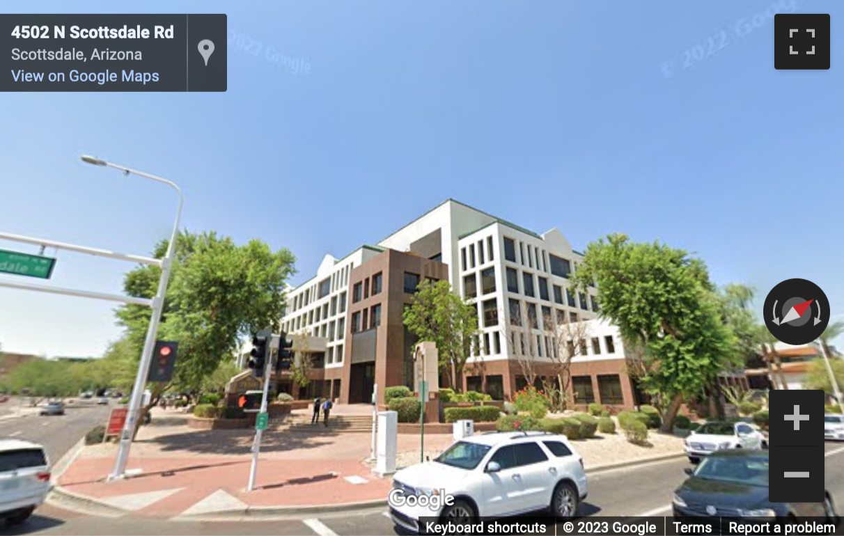 Street View image of 7150 East Camelback Road, Suite 444, Scottsdale, Arizona