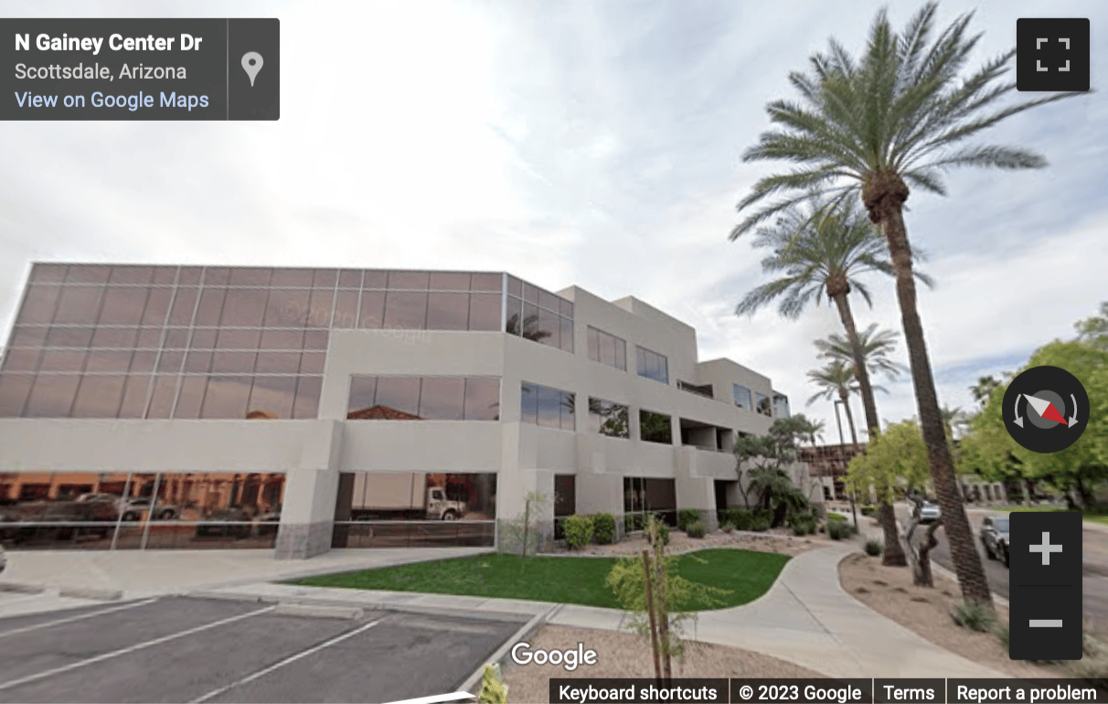 Street View image of 7702 East Doubletree Ranch Rd, Gainey Ranch Center, Scottsdale