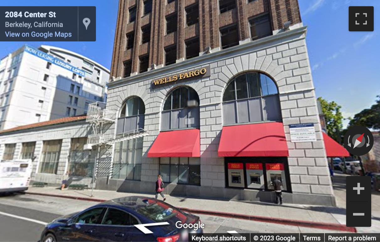 Street View image of 2081 Center Street, Berkeley, California