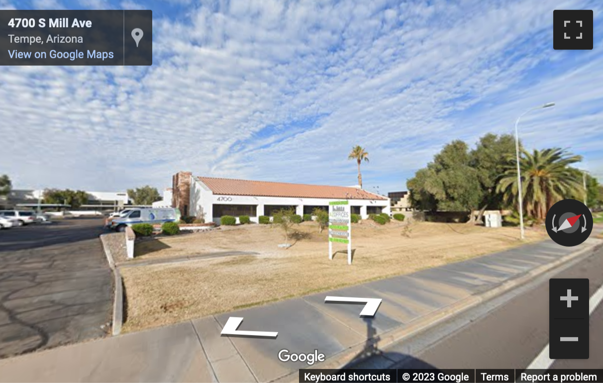 Street View image of 4700 S Mill Avenue, Tempe, Arizona